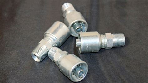 hydraulic hose fitting centers